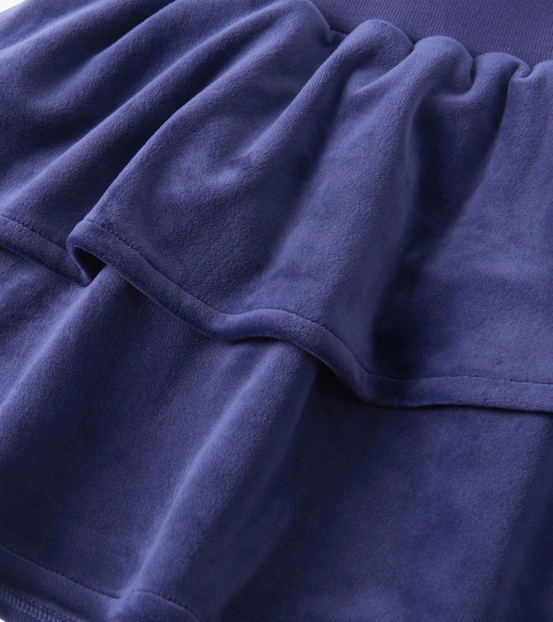 Girls Patriot Blue Velour Skirt - Sunny Meadow Boutique