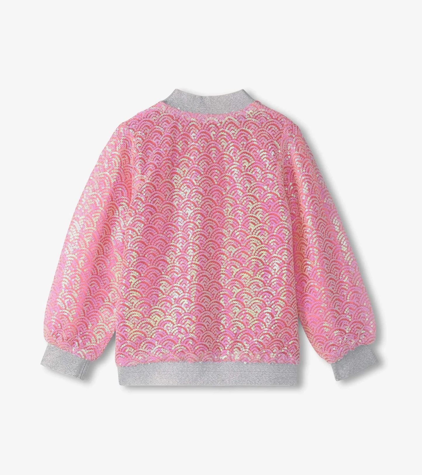 Girls Pearl Mermaid Sequined Bomber Jacket - Sunny Meadow Boutique