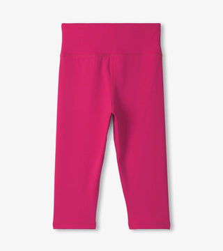 Girls Pink Active Capris - Sunny Meadow Boutique