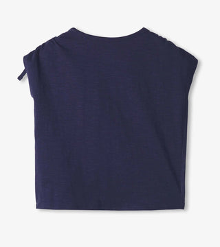 Girls Pop Corn Cinched Cinched Shoulder Top - Sunny Meadow Boutique