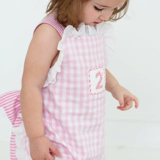 Girls Second Birthday Smocked Bubble - Sunny Meadow Boutique
