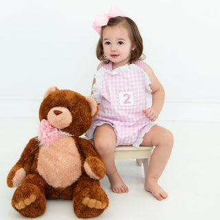 Girls Second Birthday Smocked Bubble - Sunny Meadow Boutique