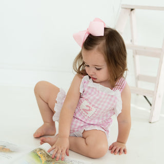 Girls Second Birthday Smocked Bubble - Sunny Meadow Boutique