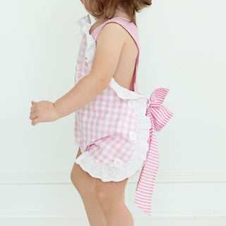 Girls Second Birthday Smocked Bubble - Sunny Meadow Boutique