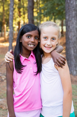 Girls sleeveless pro Performance Polo - Sunny Meadow Boutique