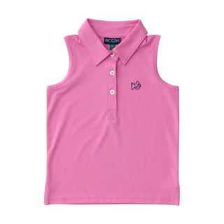 Girls sleeveless pro Performance Polo - Sunny Meadow Boutique