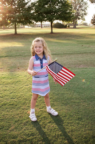 Girls Sleeveless Pro Performance Polo Dress - Sunny Meadow Boutique