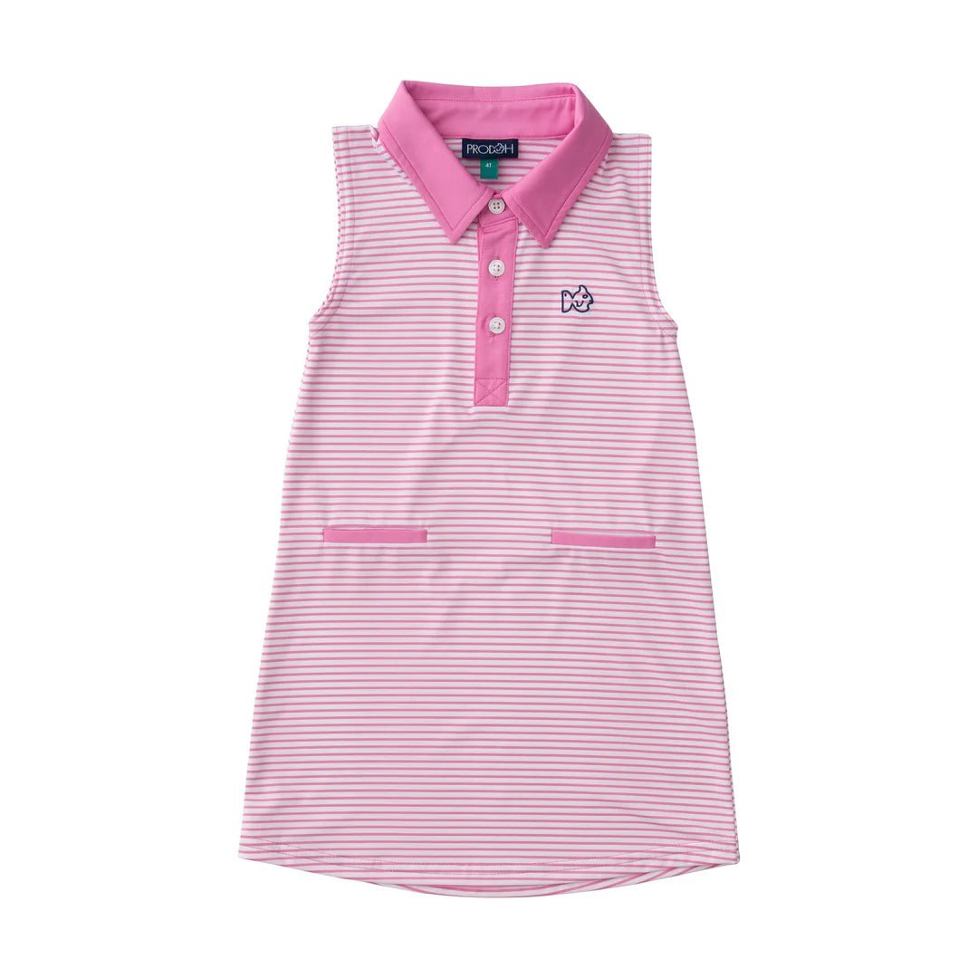 Girls Sleeveless Pro Performance Polo Dress - Sunny Meadow Boutique