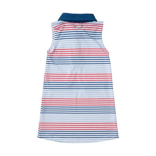Girls Sleeveless Pro Performance Polo Dress - Sunny Meadow Boutique