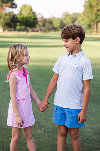 Girls Sleeveless Pro Performance Polo Dress - Sunny Meadow Boutique