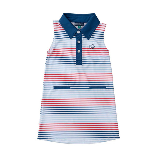 Girls Sleeveless Pro Performance Polo Dress - Sunny Meadow Boutique
