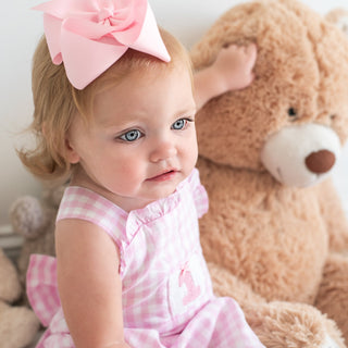 Girls Smocked First Birthday Longall - Sunny Meadow Boutique