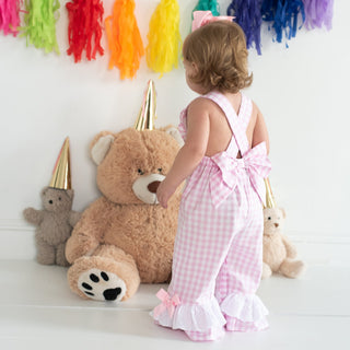 Girls Smocked First Birthday Longall - Sunny Meadow Boutique