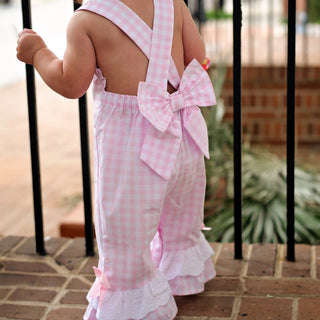 Girls Smocked First Birthday Longall - Sunny Meadow Boutique