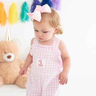 Girls Smocked First Birthday Longall - Sunny Meadow Boutique