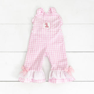 Girls Smocked First Birthday Longall - Sunny Meadow Boutique