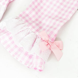 Girls Smocked First Birthday Longall - Sunny Meadow Boutique