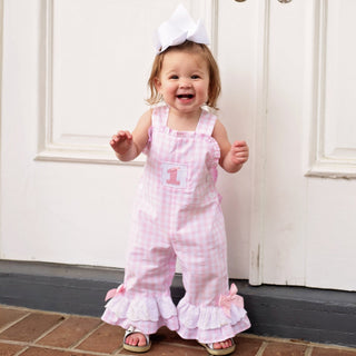 Girls Smocked First Birthday Longall - Sunny Meadow Boutique