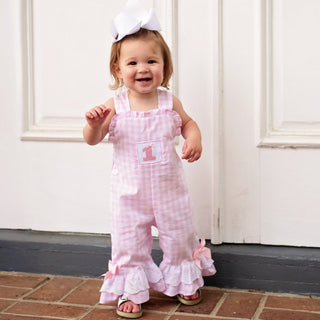 Girls Smocked First Birthday Longall - Sunny Meadow Boutique