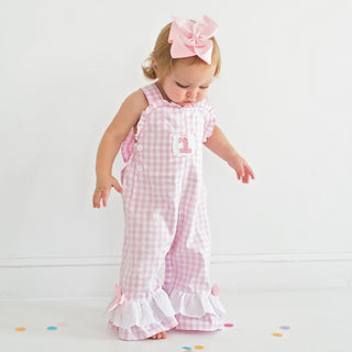 Girls Smocked First Birthday Longall - Sunny Meadow Boutique