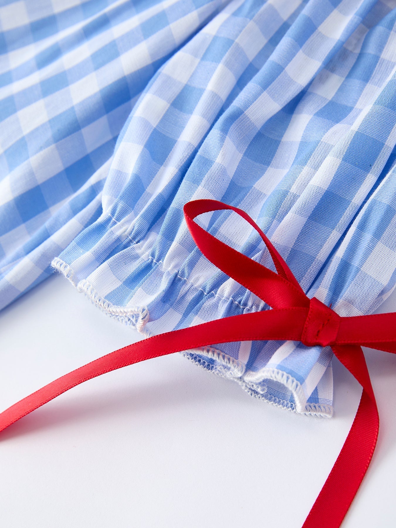 Girls Summer Strawberry Bow Embroidered Smocked Dress - Sunny Meadow Boutique