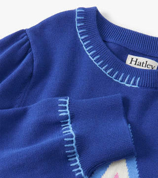 Girls Super Star Pullover Sweater - Sunny Meadow Boutique