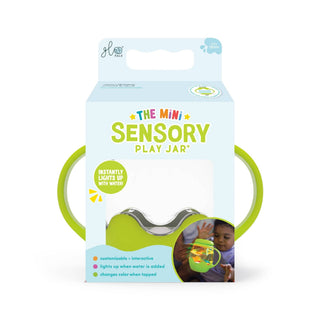 Glo Pals Mini Sensory Jar and Silicone Fun Filler Bundle - Green - Sunny Meadow Boutique