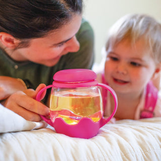 Glo Pals Mini Sensory Jar and Silicone Fun Filler Bundle - Pink - Sunny Meadow Boutique