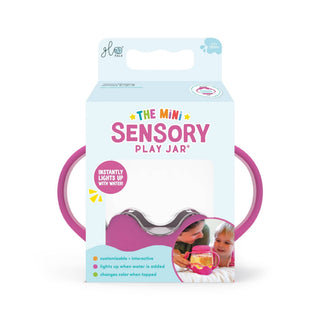 Glo Pals Mini Sensory Jar and Silicone Fun Filler Bundle - Pink - Sunny Meadow Boutique