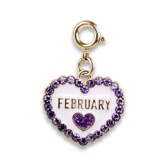 Gold February Birthstone Charm - Sunny Meadow Boutique