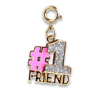 Gold Glitter 1 Friend Charm - Sunny Meadow Boutique