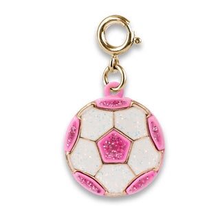 Gold Glitter Soccerball Charm - Sunny Meadow Boutique