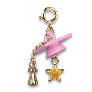 Gold Graduation Cap Charm - Sunny Meadow Boutique