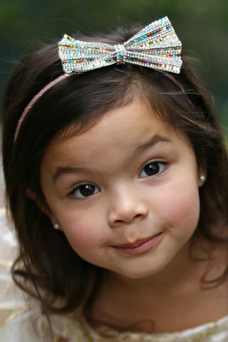 Great Pretenders Girls "Boutique Chic" Gem Bow Headband - Sunny Meadow Boutique
