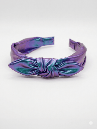 Great Pretenders Girls Midnight Metallic Bow Headband - Sunny Meadow Boutique