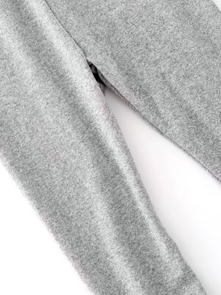 Grey Milk Silk Ruffled Solid Icing Legging - Sunny Meadow Boutique