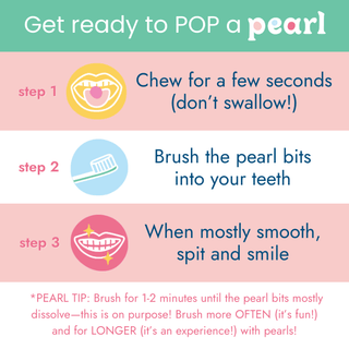 Groovy Grape Toothpaste Pearls - Made with Nano - Hydroxyapatite - Sunny Meadow Boutique