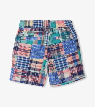 Hatley Boys Vintage Summer Patchwork Madras Woven Shorts - Sunny Meadow Boutique