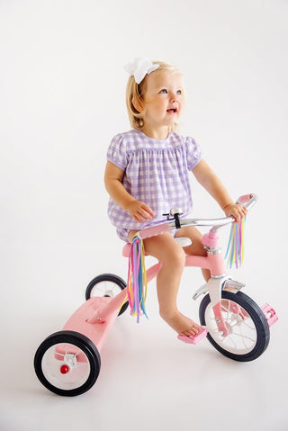 he Beaufort Bonnet Company Blythe Bubble – Lauderdale Lavender Gingham - Sunny Meadow Boutique