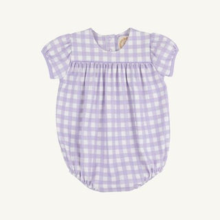 he Beaufort Bonnet Company Blythe Bubble – Lauderdale Lavender Gingham - Sunny Meadow Boutique