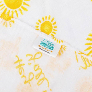 Hey Y'all! Swaddle Baby Muslin Swaddle Receiving Blanket - Sunny Meadow Boutique