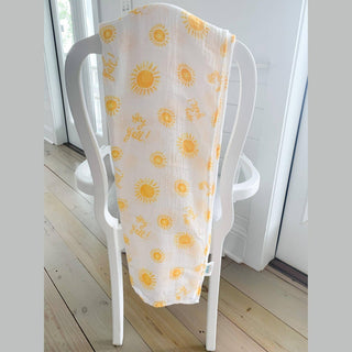 Hey Y'all! Swaddle Baby Muslin Swaddle Receiving Blanket - Sunny Meadow Boutique