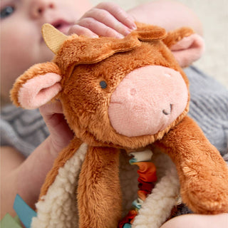 Highland Cow Itzy Friends Lovey™ Plush - Sunny Meadow Boutique