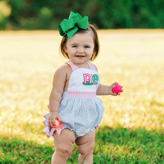 Hole - In - One Blue First Birthday Golf Bubble - Sunny Meadow Boutique