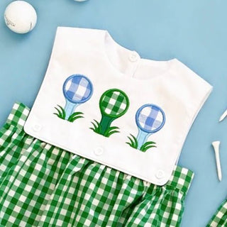 Hole - In - One First Birthday Boys Reversible Golf Bubble - Sunny Meadow Boutique