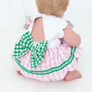 Hole - In - One First Birthday Girls Reversible Golf Bubble - Sunny Meadow Boutique