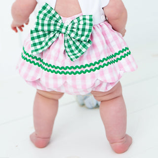 Hole - In - One First Birthday Girls Reversible Golf Bubble - Sunny Meadow Boutique