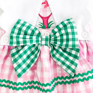 Hole - In - One First Birthday Girls Reversible Golf Bubble - Sunny Meadow Boutique
