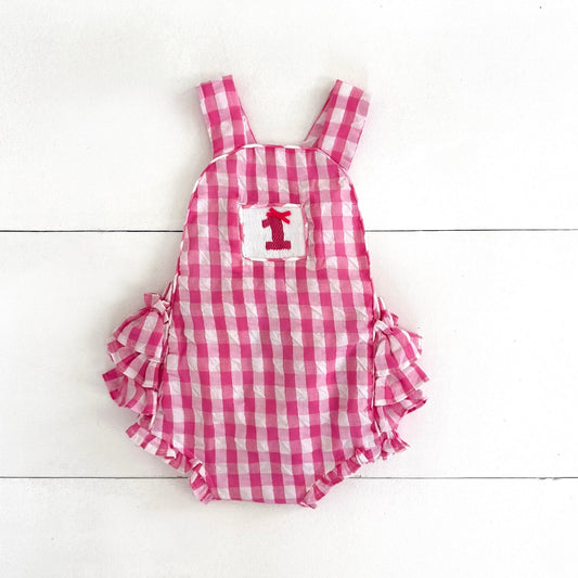 Hot Pink First Birthday Bubble - Sunny Meadow Boutique
