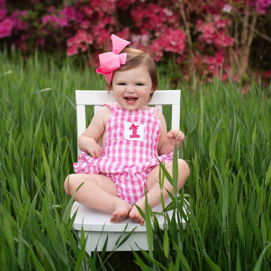 Hot Pink First Birthday Bubble - Sunny Meadow Boutique